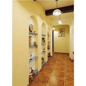 盛世中華兩房一廳70㎡地中海風情裝修效果圖