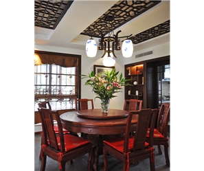 山語城三房一廳95㎡中式風(fēng)格裝修效果圖