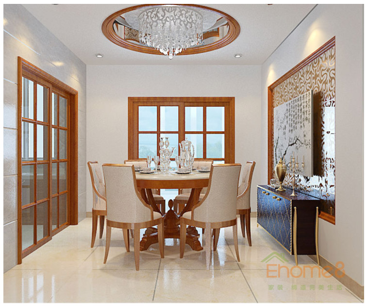 北大陽光餐廳吊燈裝修效果圖3