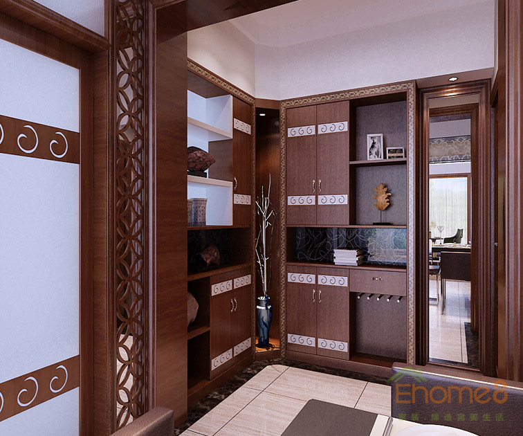 東城印象現(xiàn)代簡約書房裝修效果圖