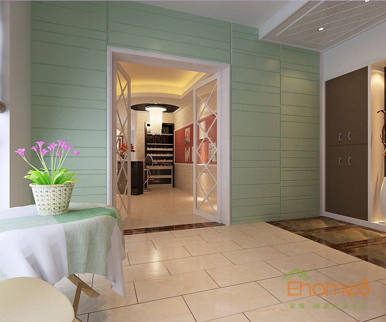 東郡躍層過道裝修效果圖