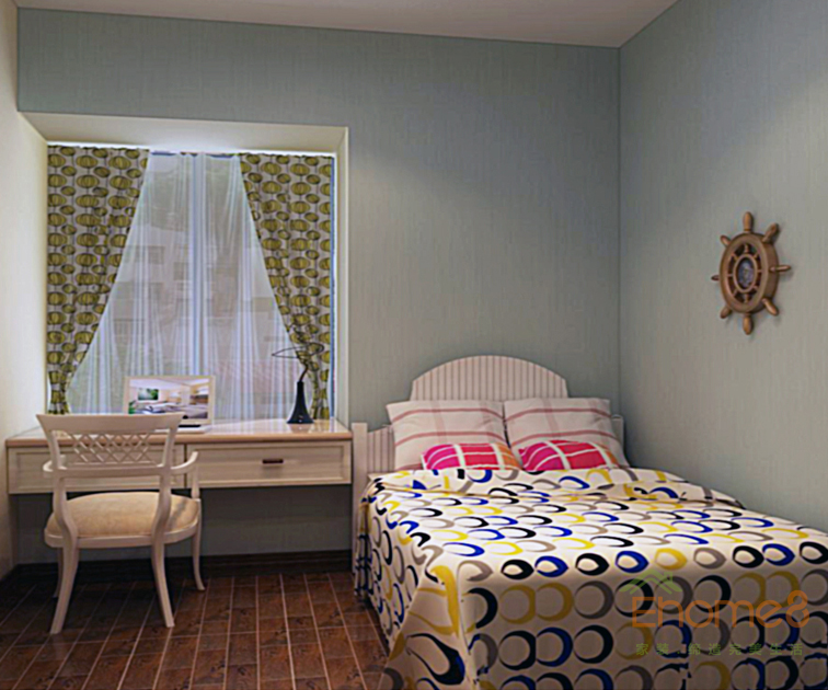 75㎡兩房一廳美式風格兒童房裝修效果圖