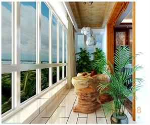 東南亞風(fēng)情陽(yáng)臺(tái)裝修圖片